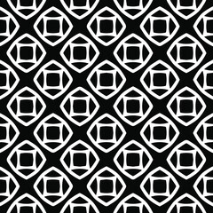 floral seamless pattern background.Geometric ornament for wallpapers and backgrounds. Black and white pattern.