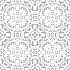Vector pattern with symmetrical elements . Repeating geometric tiles from striped elements. black patterns.