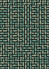 Abstract Geometric Pattern generative computational art illustration