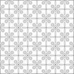  Vector pattern with symmetrical elements . Repeating geometric tiles from striped elements. black patterns.