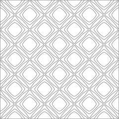 Vector pattern with symmetrical elements . Repeating geometric tiles from striped elements. black patterns.