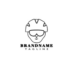 sport icon design for cycling logo icon design template vector illustration