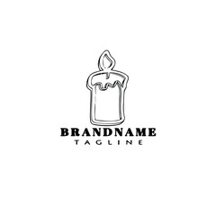 chandelier logo icon design template vector illustration