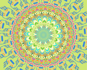 Abstract poster design. Liquid colorful shapes on light background. Vector illustration.