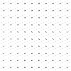 Square seamless background pattern from geometric shapes are different sizes and opacity. The pattern is evenly filled with small black gender symbols. Vector illustration on white background