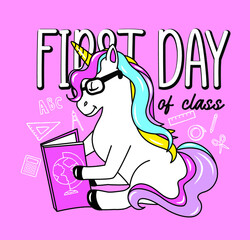 UNICORNIO NERD ESTUDIAR