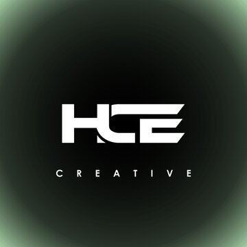 HCE Letter Initial Logo Design Template Vector Illustration