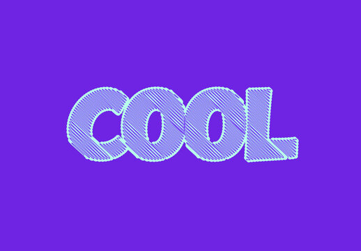 Bright Scribble Text Effect