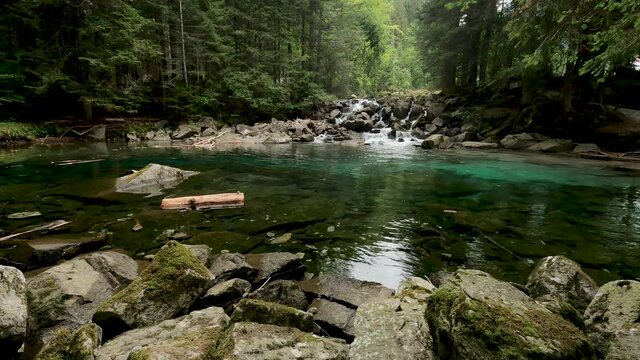  Landscape on lake Turquoise Amola