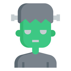 frankenstein flat icon