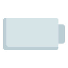 Charging battery flat icon