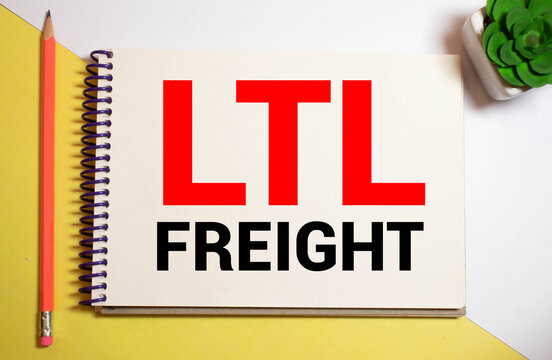 Concept Courier Industry Term Less Than Truck Load. LTL Freight