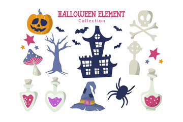 Big set of high quality Halloween illustrations which will be specially appreciated by Halloween Celebrator