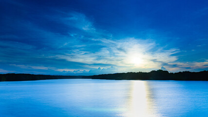 東京の湖(長時間露光)