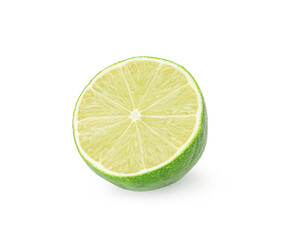 Tasty lime on white background