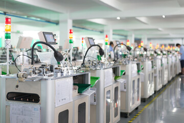An automated production facility for a technology-based manufacturing company is operating automatically2