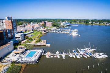 Aerial Drone of Red Bank New Jersey 