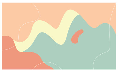 abstract geometric fluid shape background