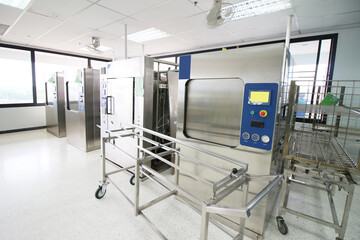 Sterilizer equipment and medical devices in modern operating room