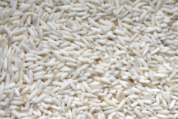 white rice background