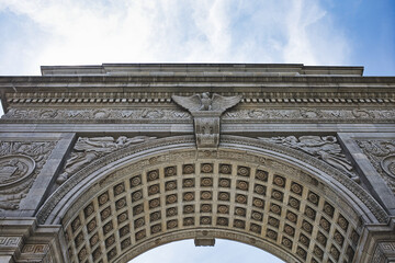 Fototapeta na wymiar Arco de Washington, Manhattan, New York