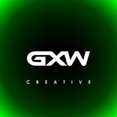 GXW Letter Initial Logo Design Template Vector Illustration