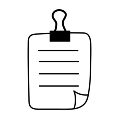 Note paper sticker icon