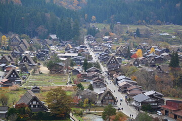 Traditional village in the mountains