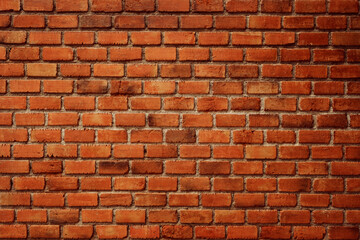 old wall brick background, Mortar, Orange wall color background, Vintage wall
