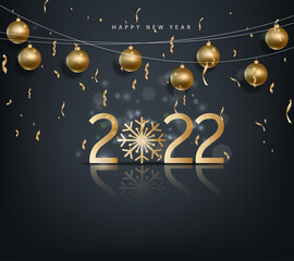 Happy new year 2022 - year of the Tiger. Lunar New Year banner design template.