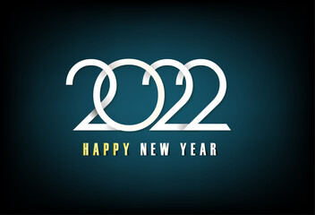 Happy new year 2022 - year of the Tiger. Lunar New Year banner design template.