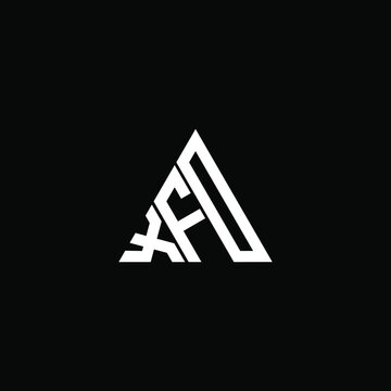 XFD letter logo creative design. XFD unique design
