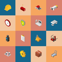 set of industry concept