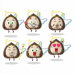 Manchurian walnut cartoon designs as a cute angel character