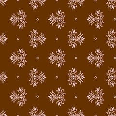 Seamless vector pattern. Background in geometric ornamental style for Wedding Design, Print, Textile, Fabric, Paper, Brazier