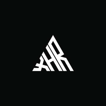 XHR letter logo creative design. XHR unique design
