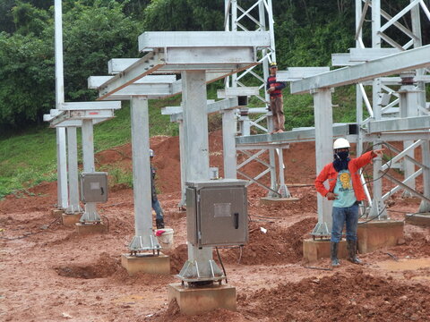 electricite substation construction 