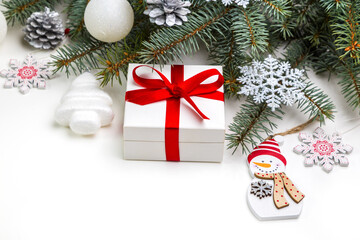 Image with Christmas ornaments.