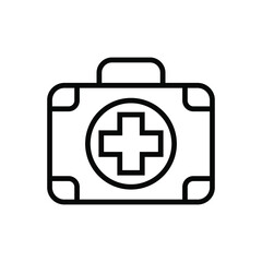 First aid kit icon