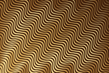 Abstract background, vector template for your ideas, Golden monochromatic lines texture