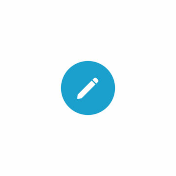 Write Message Button Icon Vector of Social Media Element