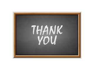 Obraz premium Thank you written on a blackboard