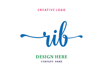 RIB lettering logo is simple, easy to understand and authoritative