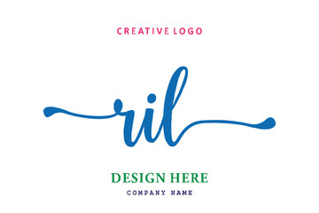 RIL lettering logo is simple, easy to understand and authoritative