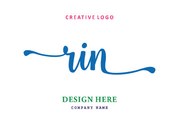 RIN lettering logo is simple, easy to understand and authoritative
