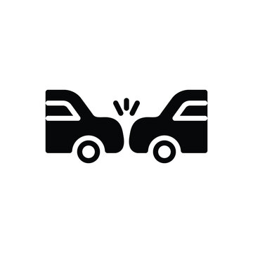 Black solid icon for occurring