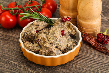 Chicken Liver with cream sauce