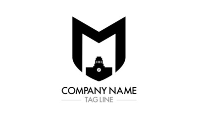 M Logo vector