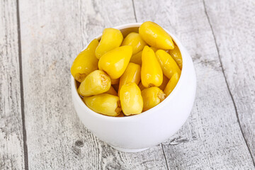 Pickled Yellow spicy mini pepper