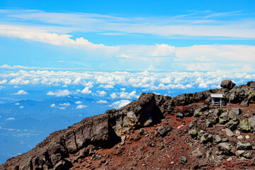 mountain landscape with blue sky